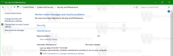 Windows 10에서 오류보고를 비활성화하는 방법
