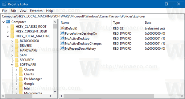 Hoe een schijf te verbergen in Windows 10 Verkenner