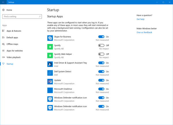 Comment ajouter ou supprimer des applications de démarrage dans Windows 10