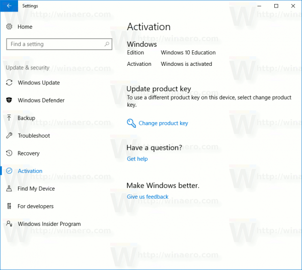 Comment savoir si Windows 10 est activé