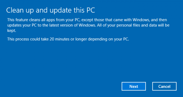 Una nova característica de neteja del PC a Windows 10 Creators Update