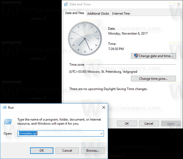 Buka Applet Panel Kawalan Secara Langsung di Windows 10