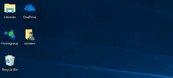 Så här lägger du till hemgrupps-skrivbordsikonen i Windows 10