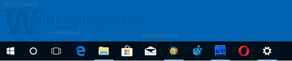 Come abilitare i pulsanti della barra delle applicazioni piccoli in Windows 10