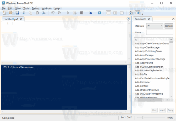 Tambahkan Edit dengan PowerShell ISE sebagai Menu Konteks Administrator