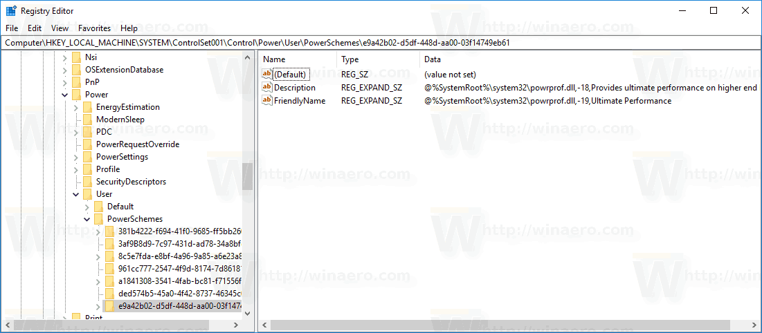 Windows 10(Any Edition)でUltimate Performance PowerPlanを有効にする