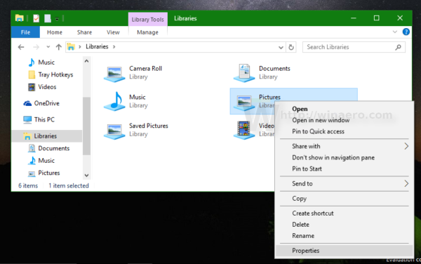 Come riordinare le cartelle all'interno di una libreria in Windows 10