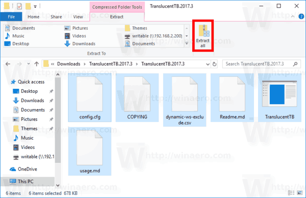 Làm cho thanh tác vụ hoàn toàn trong suốt với tính năng làm mờ trong Windows 10