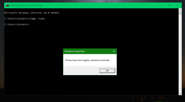 Pašalinkite „Windows 10“ produkto raktą iš registro ir apsaugokite jį nuo vagystės
