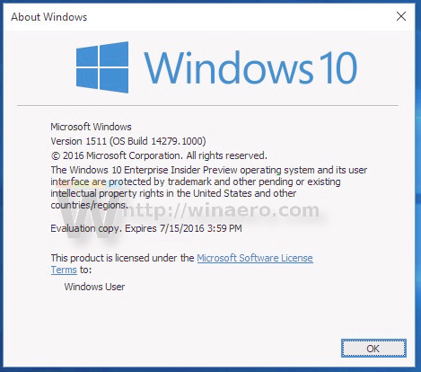 Windows 10 빌드 14279는 Fast Ring 내부자를 위해 출시되었습니다.