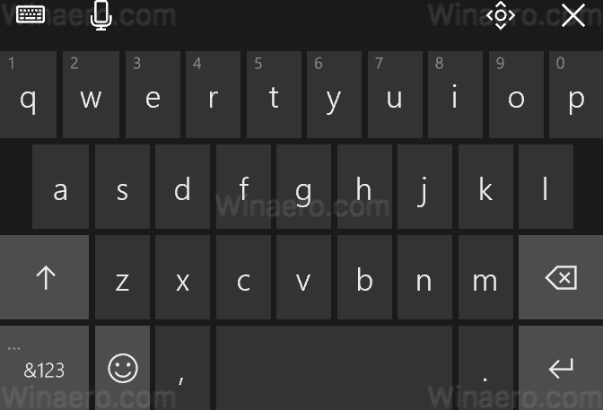 Restablecer la posición abierta del teclado táctil en Windows 10