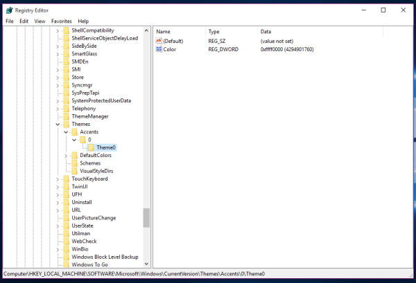Pridajte vlastné farby do sekcie Farby v aplikácii Nastavenia v systéme Windows 10