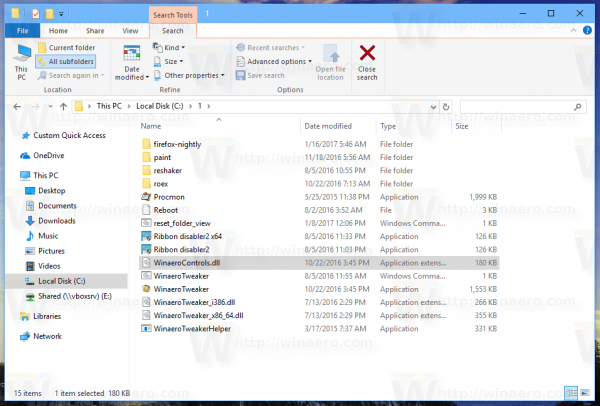 Rechercher des fichiers volumineux dans Windows 10 sans outils tiers