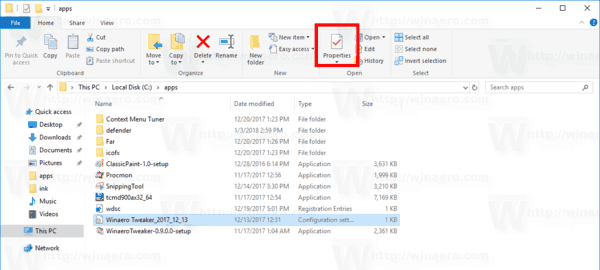 Windows10でファイル属性を変更する方法