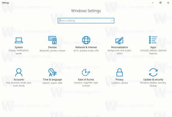 Beheer apps met instellingen in Windows 10 Creators Update