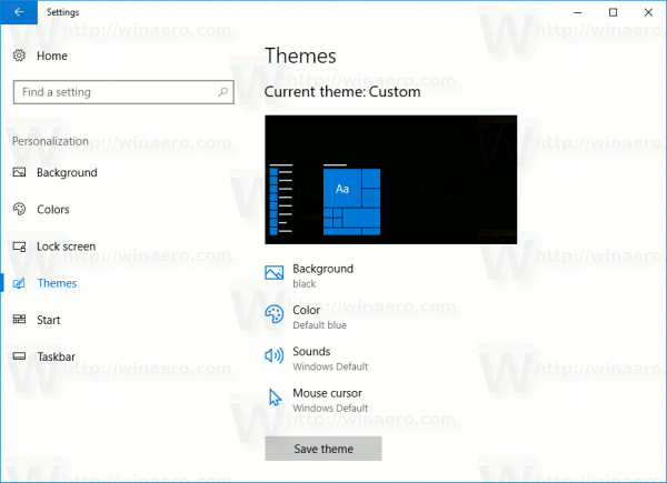 Aktivera skrivbordsikoner i Windows 10 Creators Update