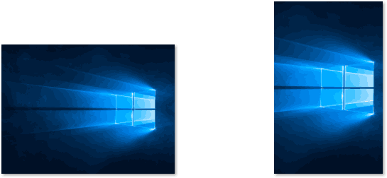 Skift skærmretning i Windows 10