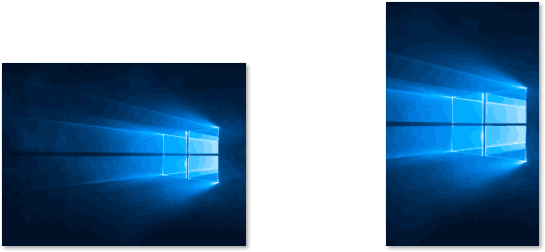Windows 10에서 디스플레이 방향 변경