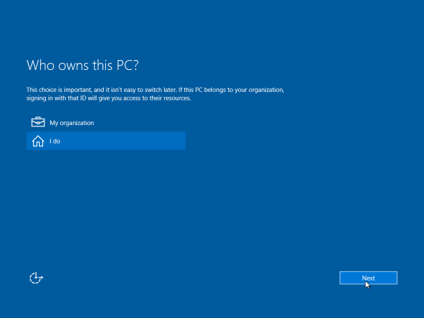 Windows 10 installeren zonder Microsoft-account
