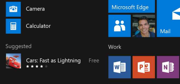 Onemogućite prijedloge aplikacija (oglase) u izborniku Start 10 sustava Windows 10