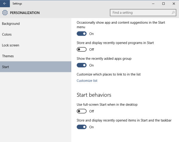 Desactiveu o elimineu les aplicacions més utilitzades del menú Inici de Windows 10