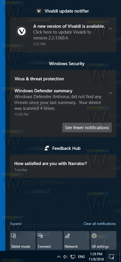 Lako prilagodite gumbe centra za rad u sustavu Windows 10