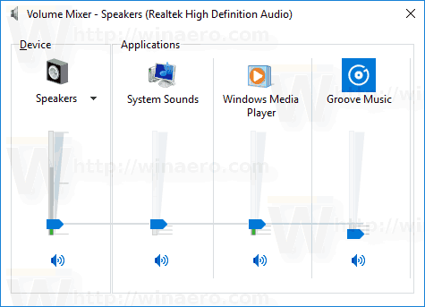 Microsoft abandonne l'application classique Volume Mixer