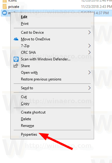 Omogočite ali onemogočite podedovana dovoljenja v sistemu Windows 10