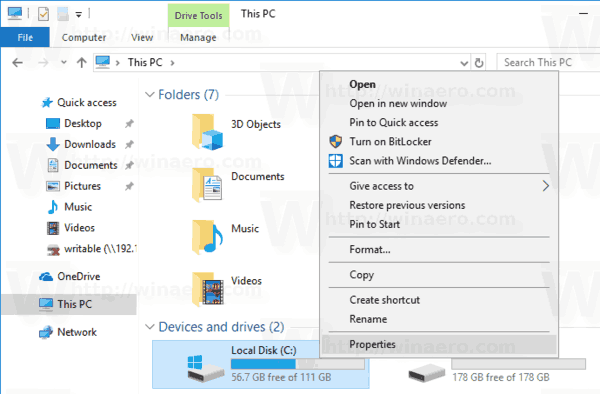 Come trovare il file system di Drive in Windows 10