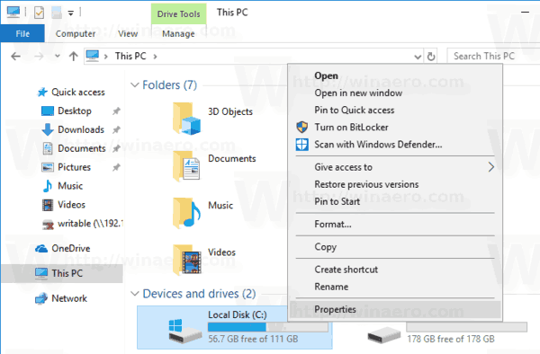 כיצד למצוא מערכת קבצים של כונן ב- Windows 10