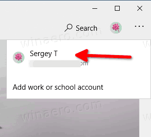 Connectez-vous au Microsoft Store avec un compte différent dans Windows 10