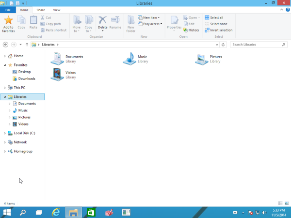 Fjern Inkluder i bibliotekets kontekstmenu i Windows 10