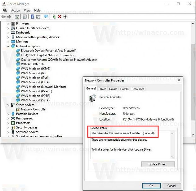 Ulike måter å åpne Enhetsbehandling på i Windows 10