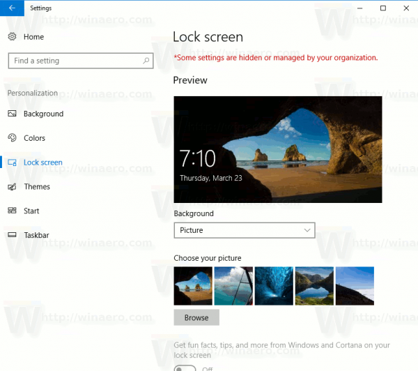 Iespējojiet ekrānsaudzētāja paroles aizsardzību sistēmā Windows 10