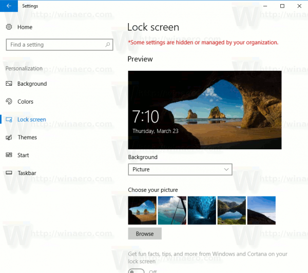Ativar proteção de senha de proteção de tela no Windows 10