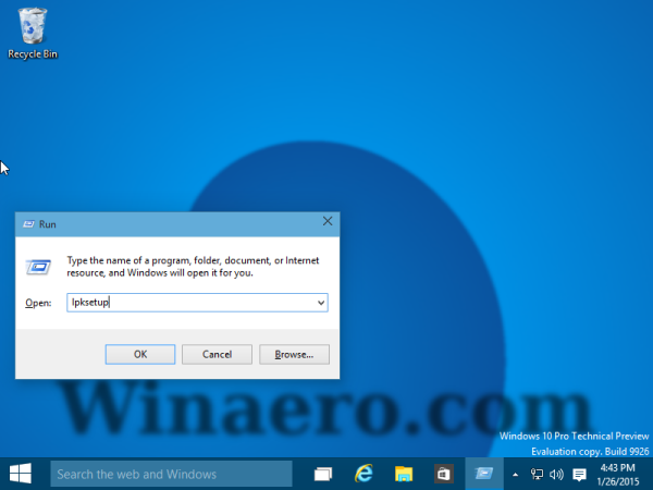 Kuinka asentaa MUI-kielen CAB-tiedosto Windows 10: een