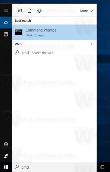 Alla sätt att öppna kommandotolken i Windows 10