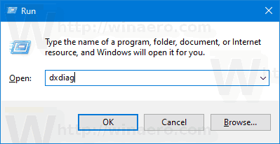 Provjerite WDDM verziju u sustavu Windows 10 (model upravljačkog programa zaslona Windows)