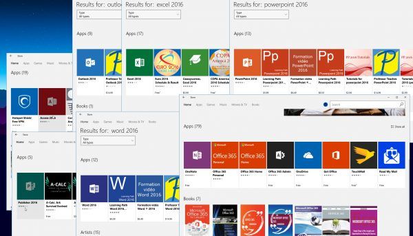 Les applications de bureau MS Office sont disponibles pour Windows 10 S