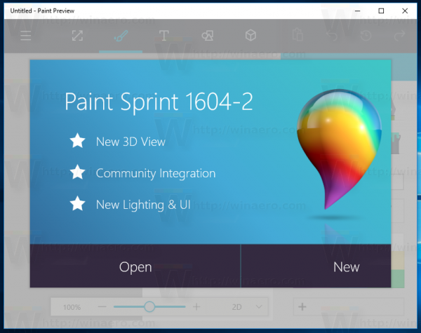 Windows10用の新しいペイント3Dをダウンロードしてインストールする方法