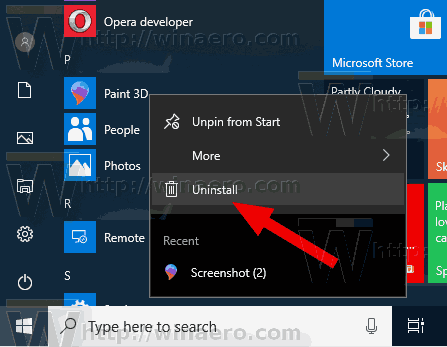 Desinstallige Windows 10-s rohkem eelinstallitud rakendusi