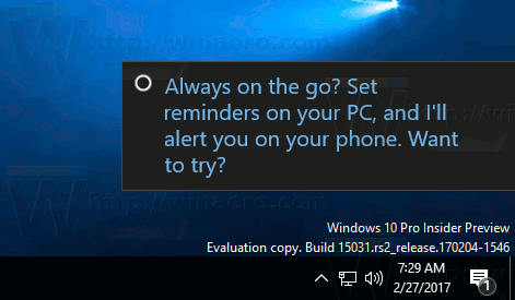 Reparar el Centro de actividades no muestra notificaciones en Windows 10 versión 1809
