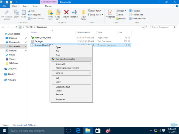 Avinstallera och ta bort Insider Hub i Windows 10