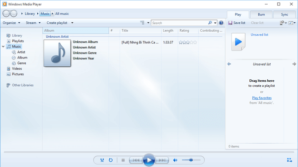Microsoft finalitza el servei de metadades musicals per al Windows Media Player al Windows 7