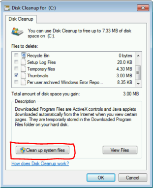 Comment réduire la taille du répertoire WinSxS dans Windows 7