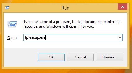 Cara menginstal file CAB bahasa MUI di Windows 8.1, Windows 8 dan Windows 7