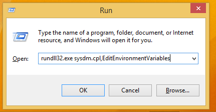 So bearbeiten Sie Umgebungsvariablen schnell in Windows 8.1 und Windows 8