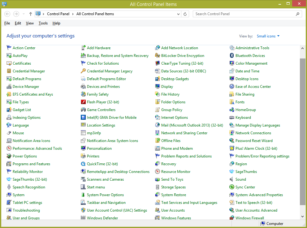 Comment ajouter tout ce que vous voulez au panneau de configuration