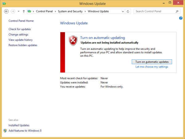 POPRAVEK: Nadgradnja z Windows 8 na Windows 8.1 ne uspe