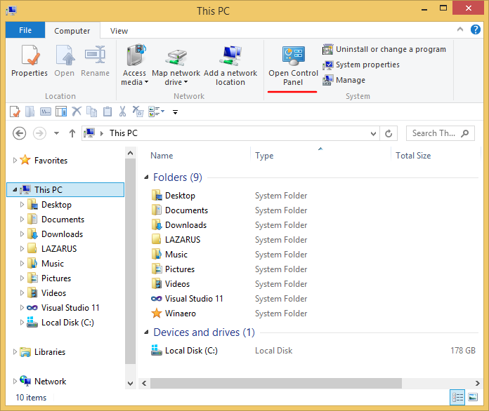 ¿Conoce todas estas formas de abrir el Panel de control en Windows 8.1?